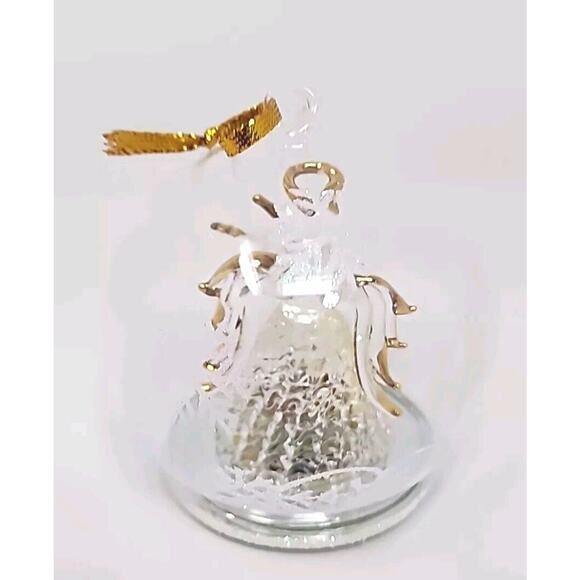 Sorelle Angel Spun Glass Globe Ornament LED Light in Set of 3 Ornaments X-E - Picture 16 of 16